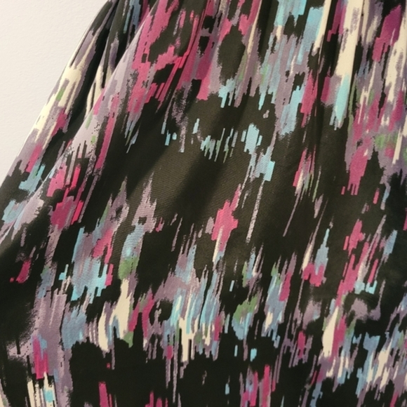 Adorable Silky Boho Mini Dress - Picture 2 of 5